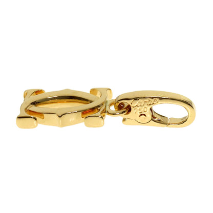 CARTIER 2C charm Pendant top K18 Yellow Gold Ladies [Used]