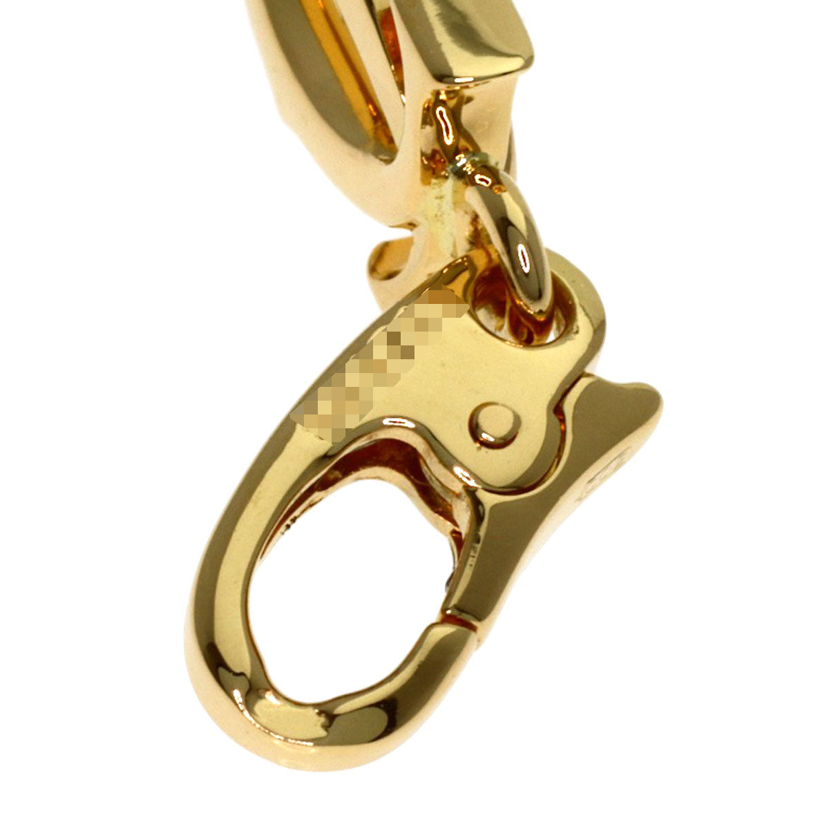 CARTIER 2C charm Pendant top K18 Yellow Gold Ladies [Used]