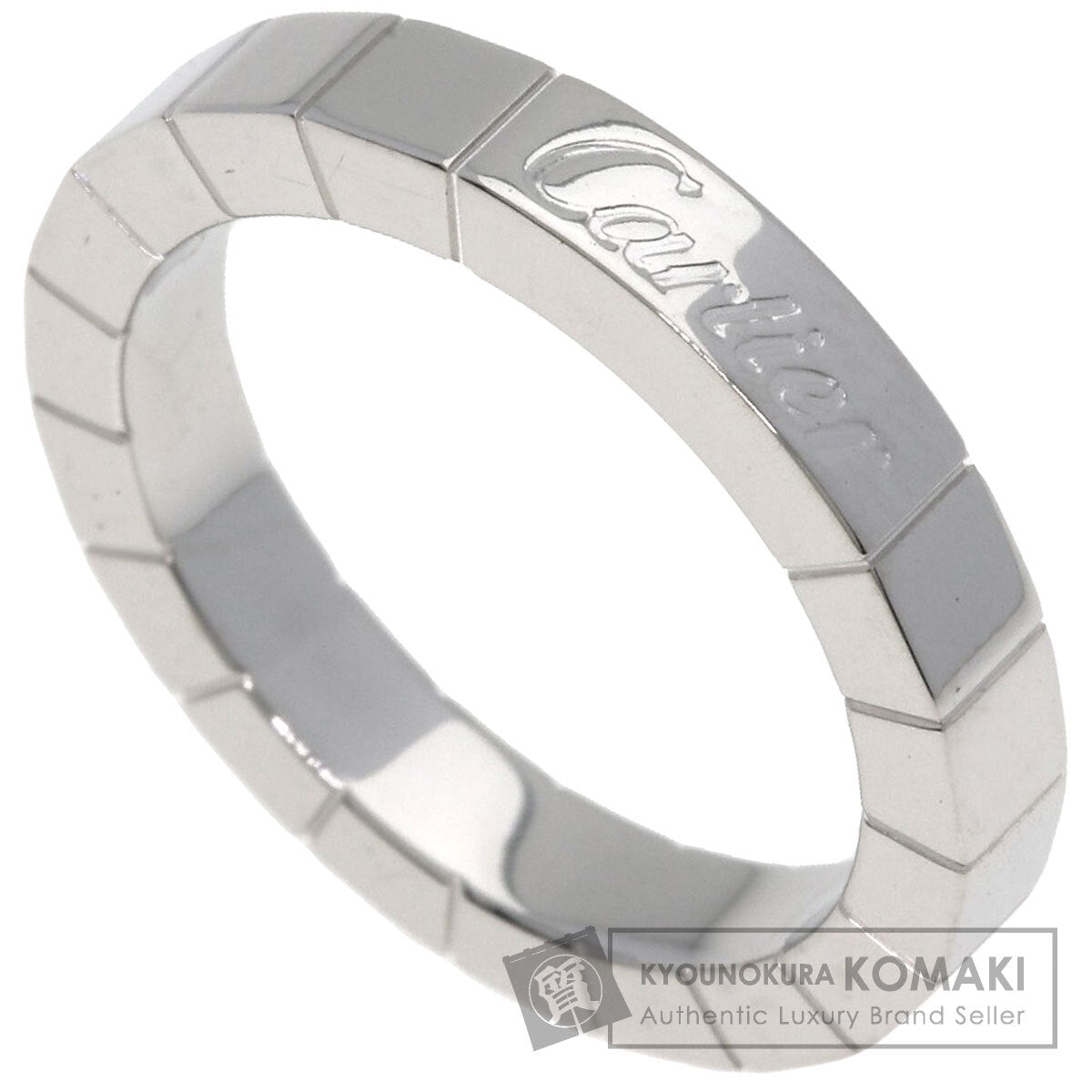 CARTIER Lanier # 47 Ring K18 White Gold Ladies [Used]