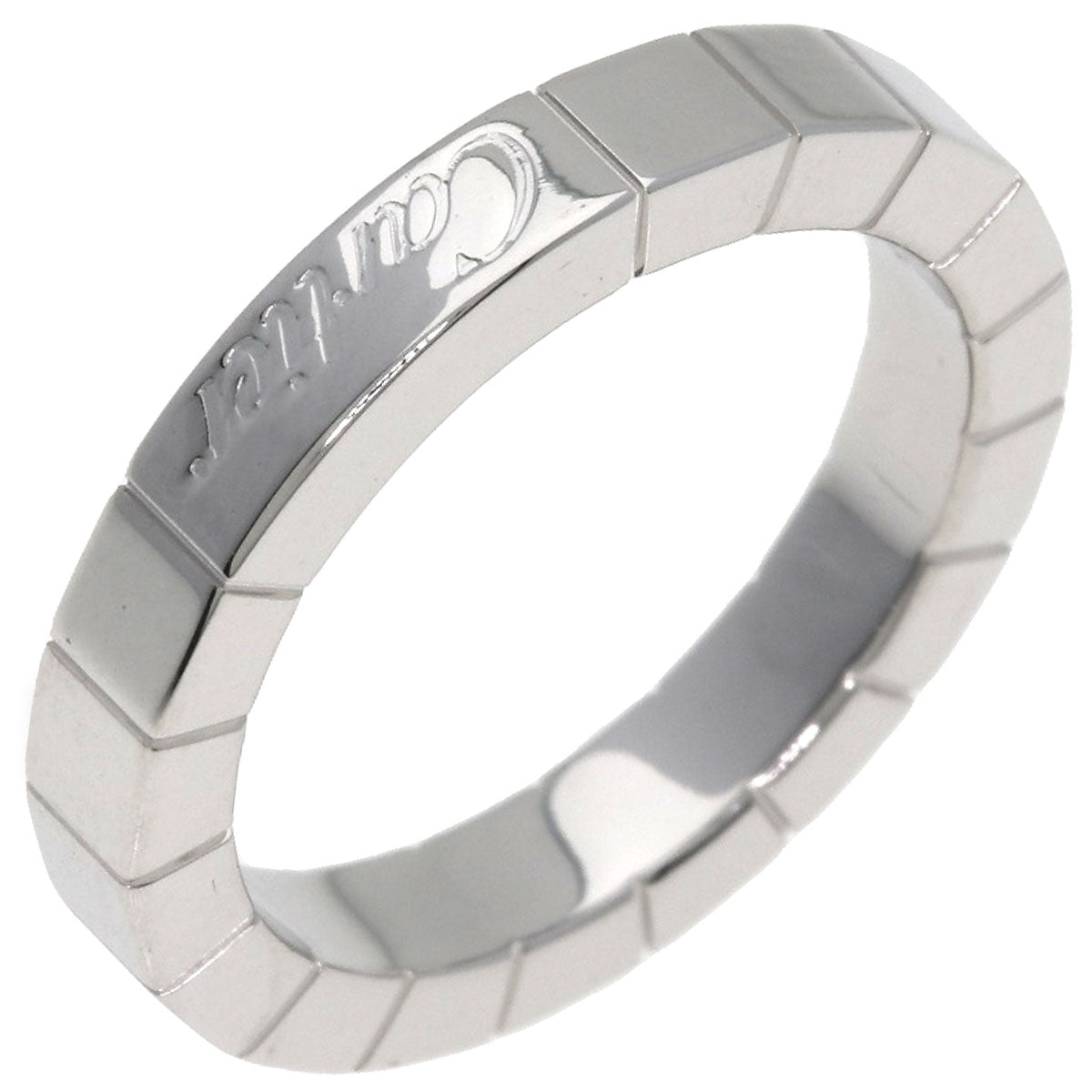 CARTIER Lanier # 47 Ring K18 White Gold Ladies [Used]
