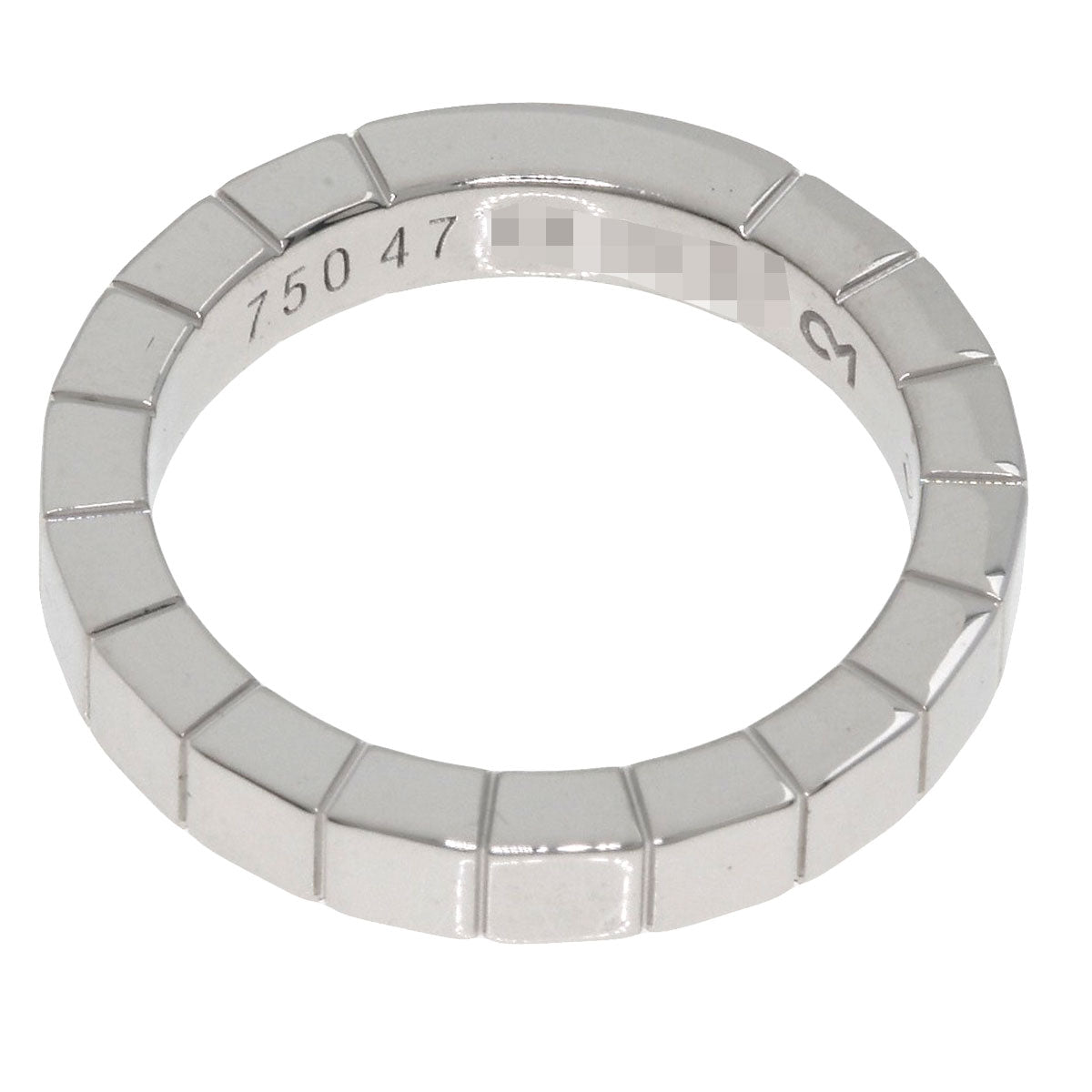 CARTIER Lanier # 47 Ring K18 White Gold Ladies [Used]