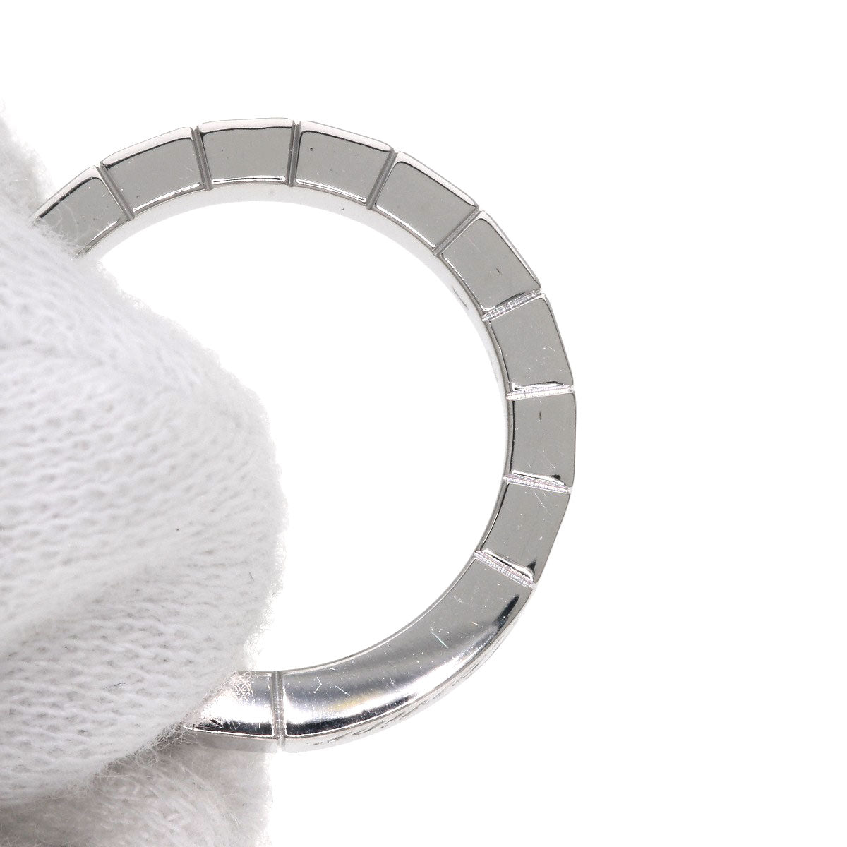 CARTIER Lanier # 47 Ring K18 White Gold Ladies [Used]