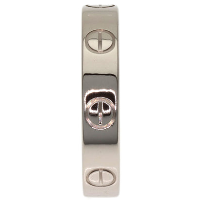 CARTIER mini love ring #49 Ring K18 White Gold Ladies [Used]