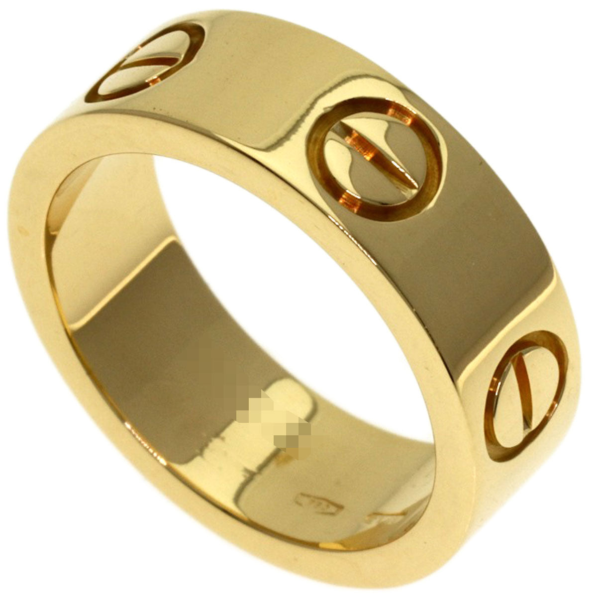 CARTIER love ring #45 Ring K18 Yellow Gold Ladies [Used]