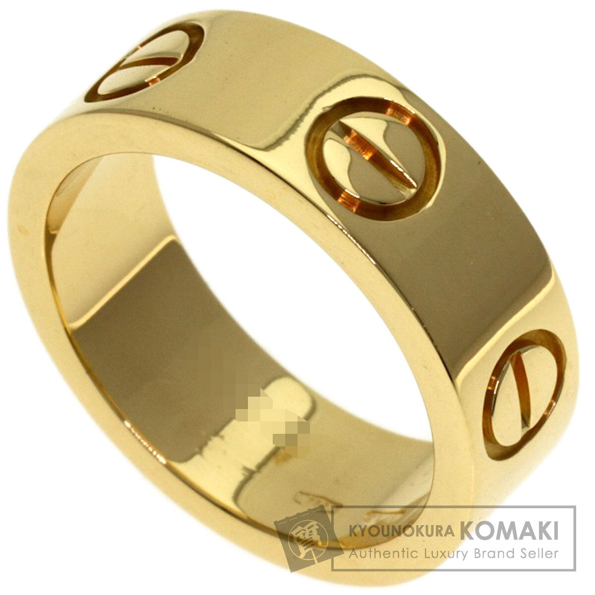 CARTIER love ring #45 Ring K18 Yellow Gold Ladies [Used]