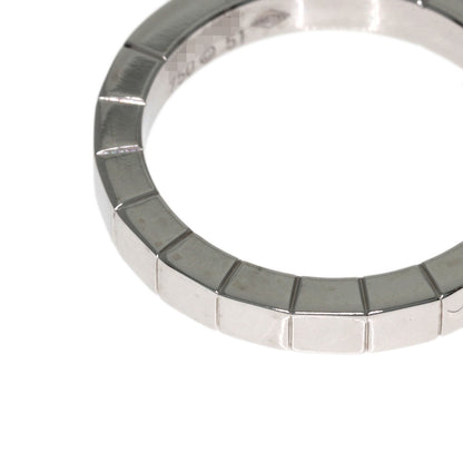 CARTIER Laniere # 51 Ring K18 White Gold Ladies [Used]