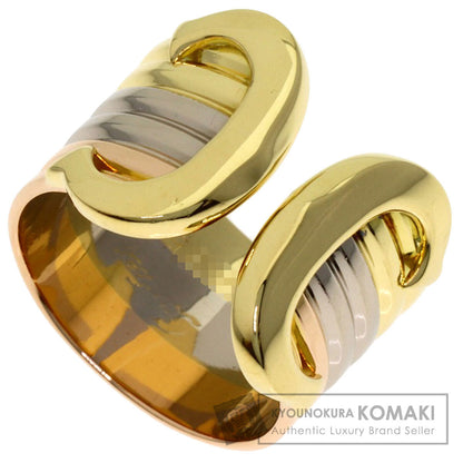 CARTIER 2C LM #45 Ring K18 Yellow Gold 18K Pink GoldLadies [Used]