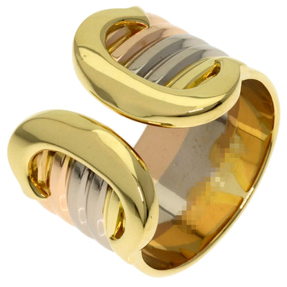 CARTIER 2C LM #45 Ring K18 Yellow Gold 18K Pink GoldLadies [Used]