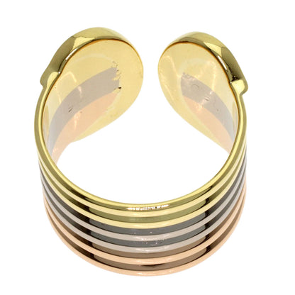 CARTIER 2C LM #45 Ring K18 Yellow Gold 18K Pink GoldLadies [Used]