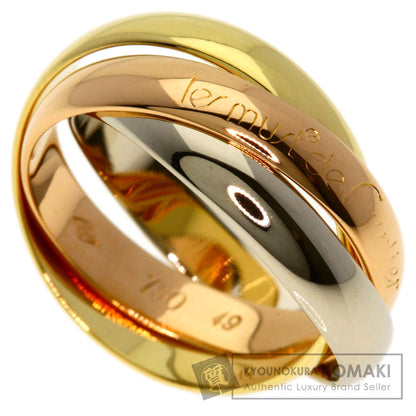 CARTIER Trinity #49 Ring K18 Yellow Gold 18K Pink GoldLadies [Used]
