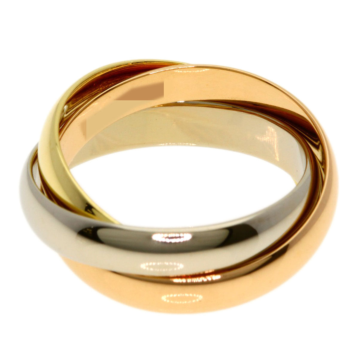 CARTIER Trinity #49 Ring K18 Yellow Gold 18K Pink GoldLadies [Used]