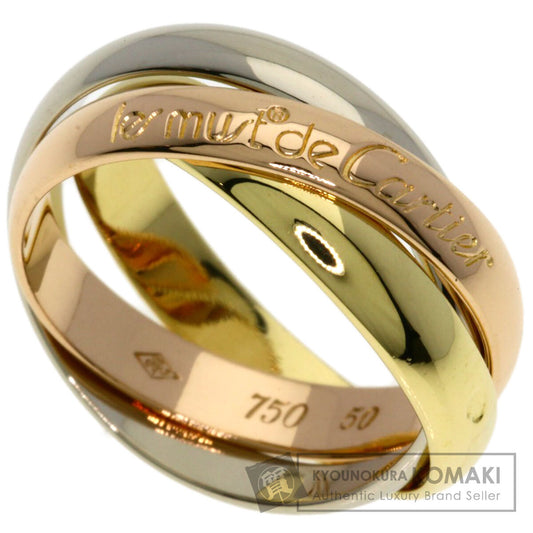 CARTIER Trinity #50 Ring K18 Yellow Gold K18 White GoldLadies [Used]