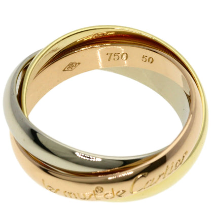 CARTIER Trinity #50 Ring K18 Yellow Gold K18 White GoldLadies [Used]