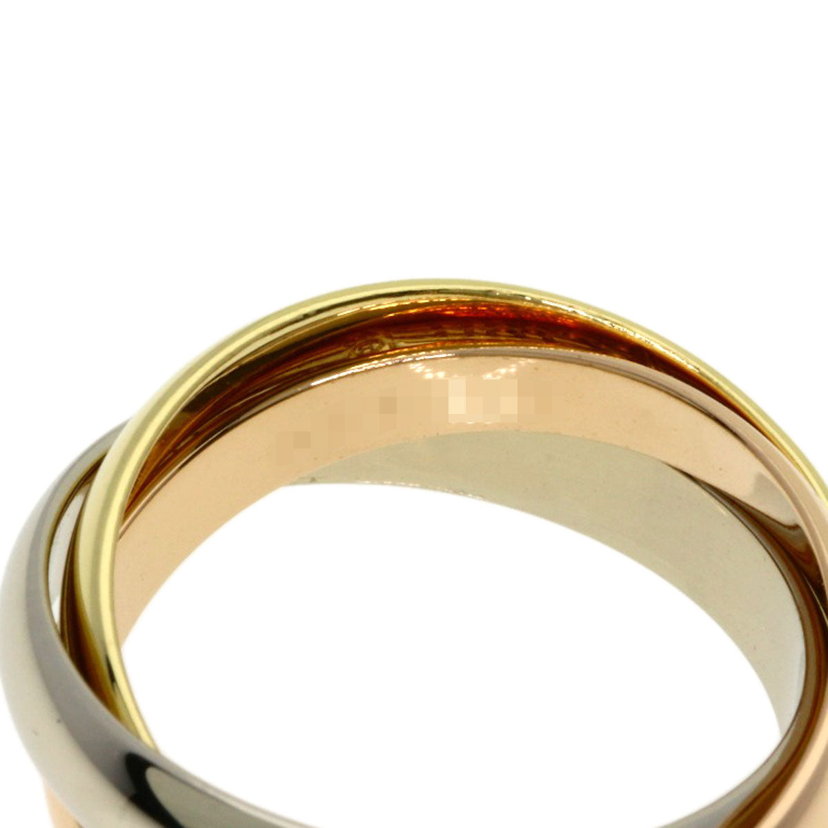 CARTIER Trinity #50 Ring K18 Yellow Gold K18 White GoldLadies [Used]