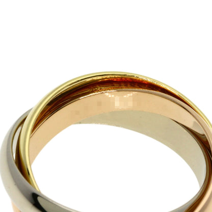 CARTIER Trinity #50 Ring K18 Yellow Gold K18 White GoldLadies [Used]