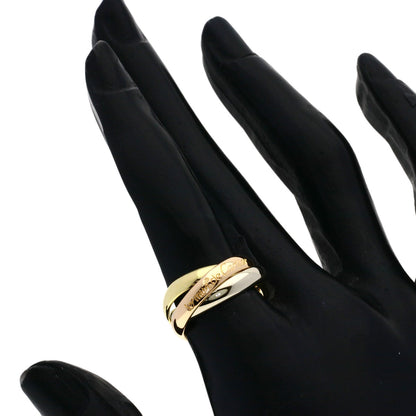 CARTIER Trinity #50 Ring K18 Yellow Gold K18 White GoldLadies [Used]