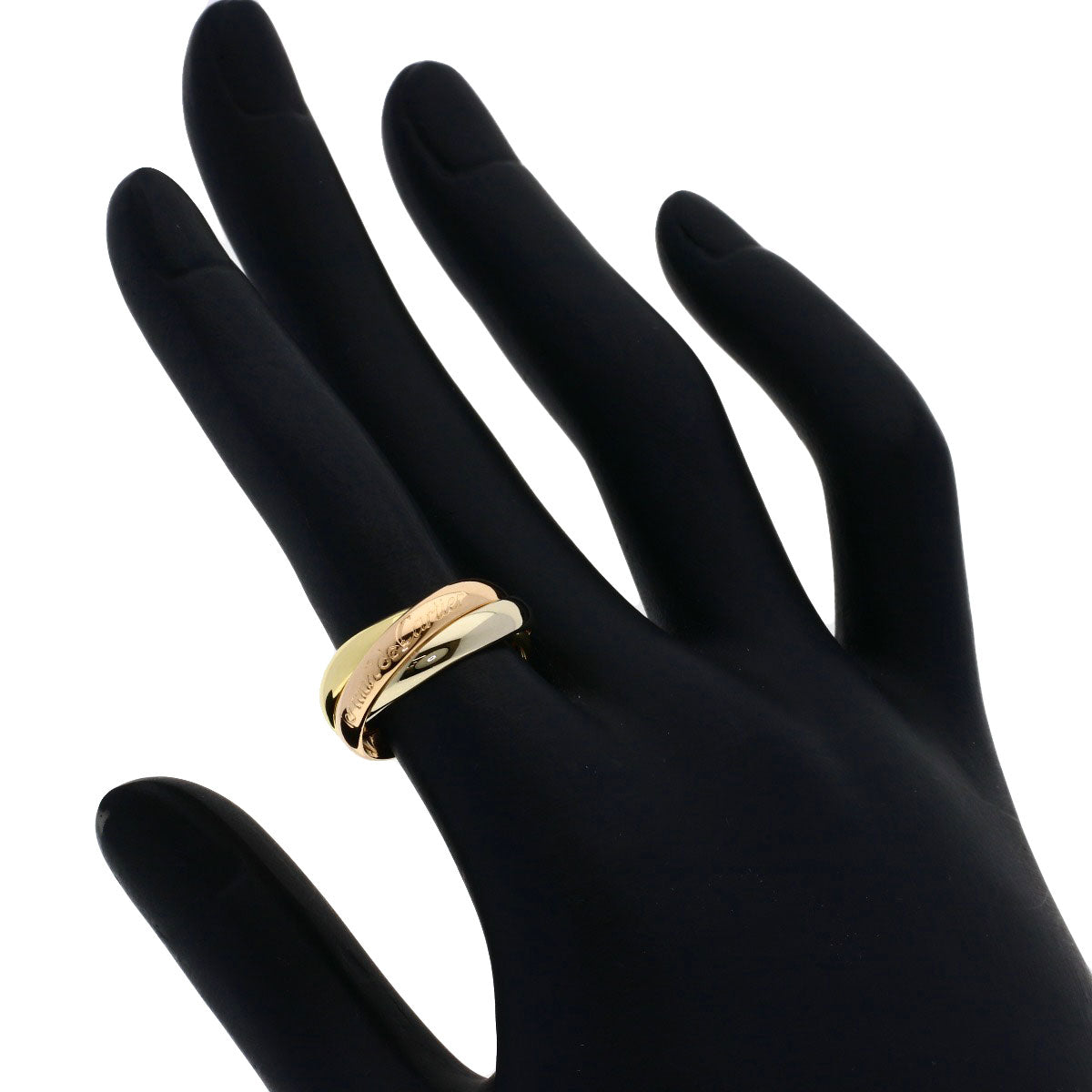 CARTIER Trinity #50 Ring K18 Yellow Gold 18K Pink GoldLadies [Used]