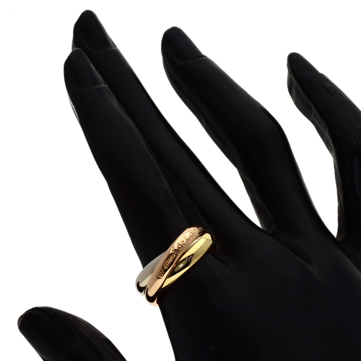 CARTIER Trinity #54 Ring K18 Yellow Gold K18 White GoldLadies [Used]