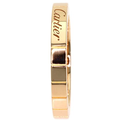 CARTIER Laniere # 54 Ring K18 Pink Gold Ladies [Used]