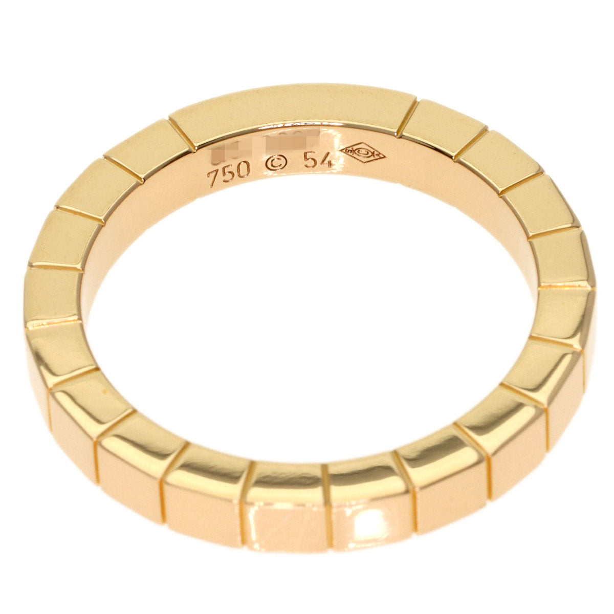 CARTIER Laniere # 54 Ring K18 Pink Gold Ladies [Used]