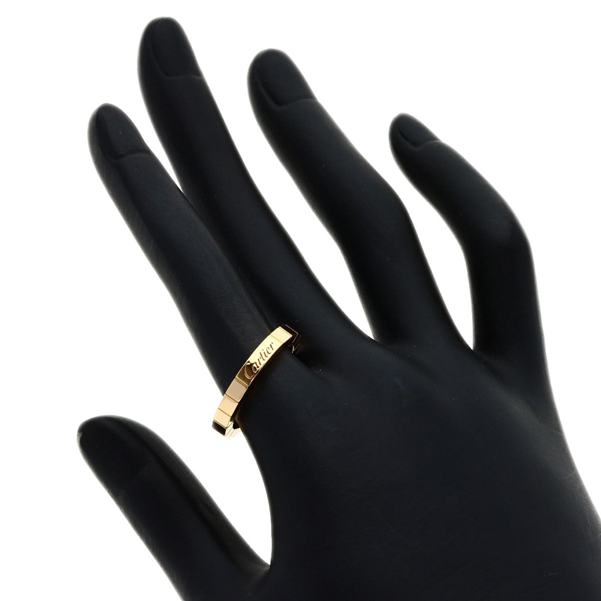 CARTIER Laniere # 54 Ring K18 Pink Gold Ladies [Used]