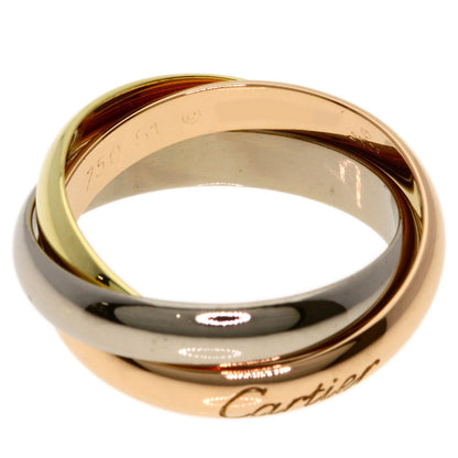 CARTIER Trinity current model #51 Ring K18 Yellow Gold 18K Pink GoldLadies [Used]