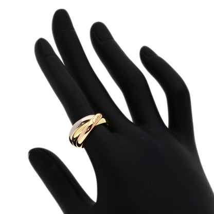 CARTIER Trinity current model #51 Ring K18 Yellow Gold 18K Pink GoldLadies [Used]