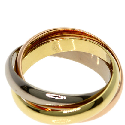 CARTIER Trinity current model #51 Ring K18 Yellow Gold 18K Pink GoldLadies [Used]