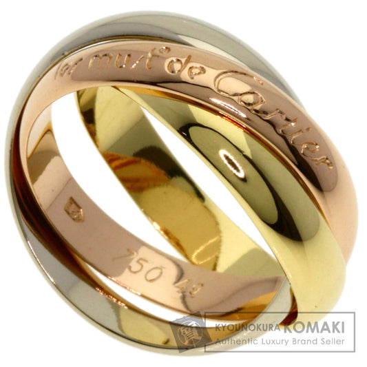 CARTIER Trinity #49 Ring K18 Yellow Gold K18 White GoldLadies [Used]