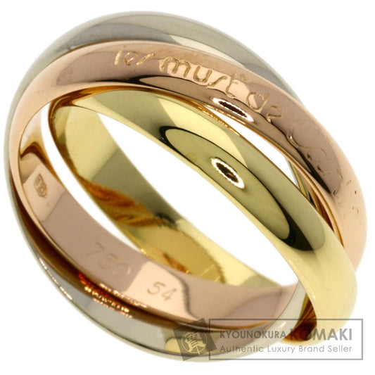 CARTIER Trinity #54 Ring K18 Yellow Gold K18 White GoldLadies [Used]