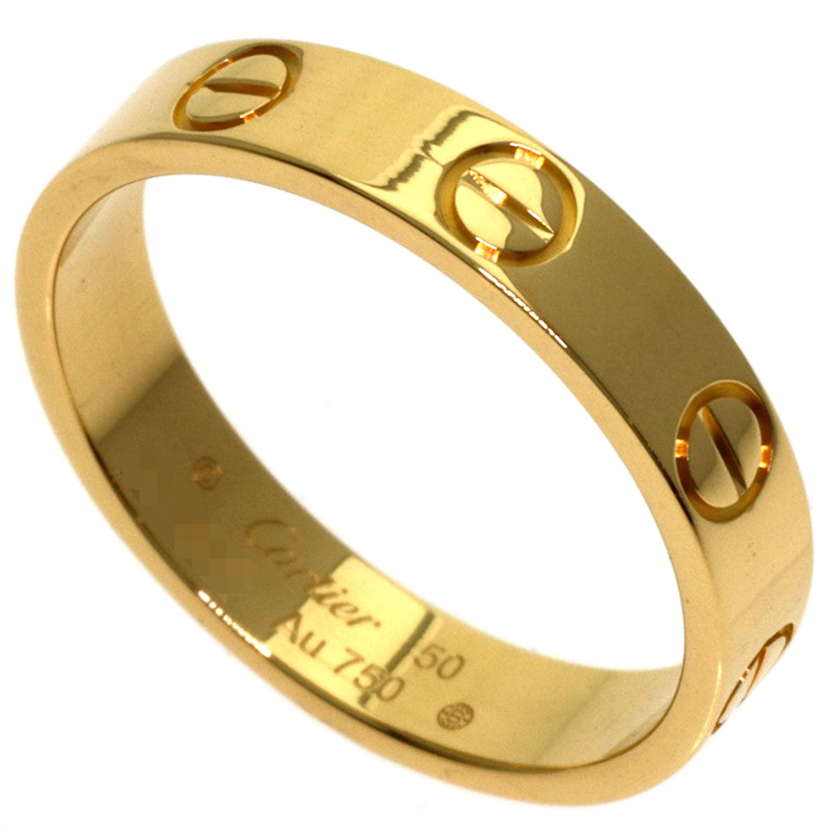 CARTIER love ring #50 Ring K18 Yellow Gold Ladies [Used]