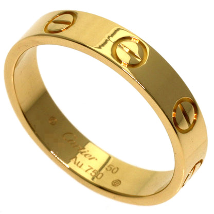 CARTIER love ring #50 Ring K18 Yellow Gold Ladies [Used]