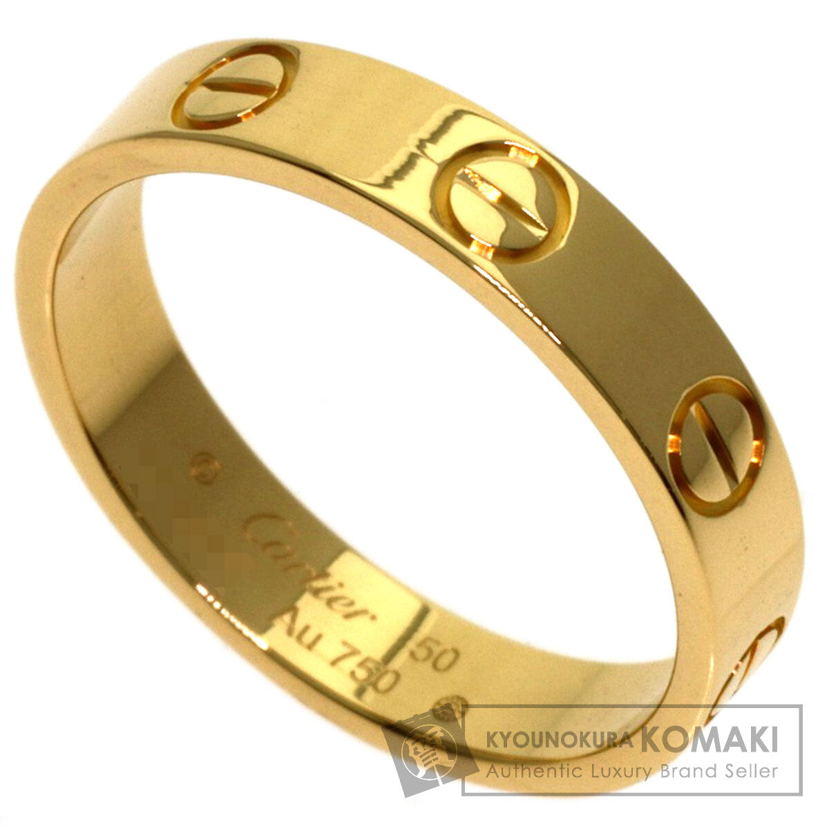 CARTIER love ring #50 Ring K18 Yellow Gold Ladies [Used]
