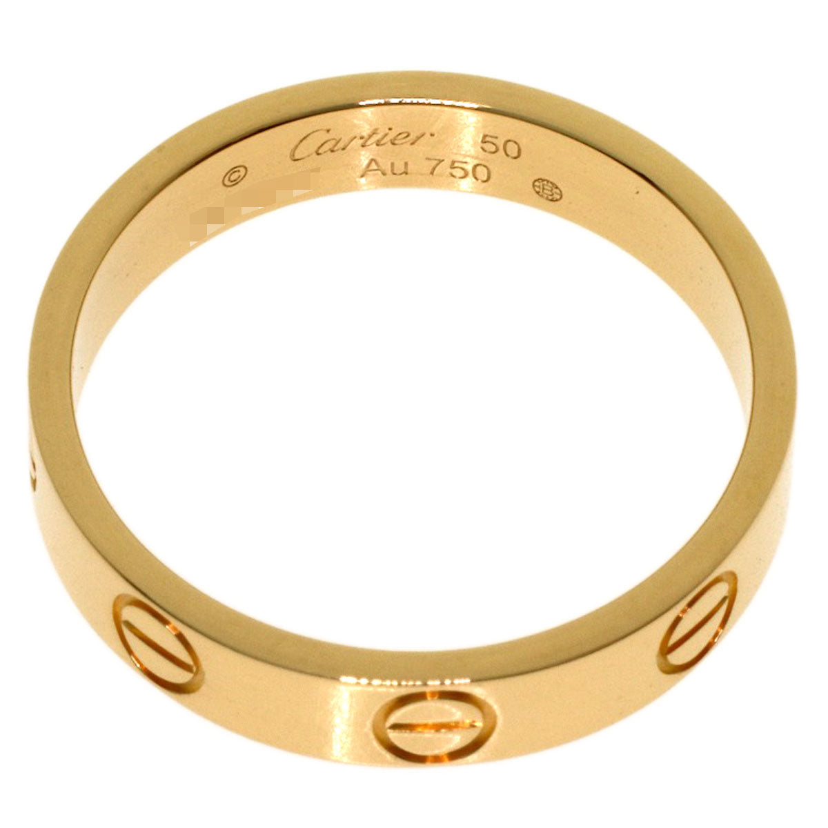 CARTIER love ring #50 Ring K18 Yellow Gold Ladies [Used]