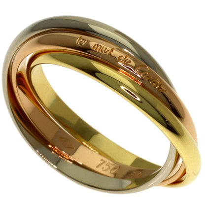 CARTIER Trinity XS #50 Ring K18 Yellow Gold K18 White GoldLadies [Used]
