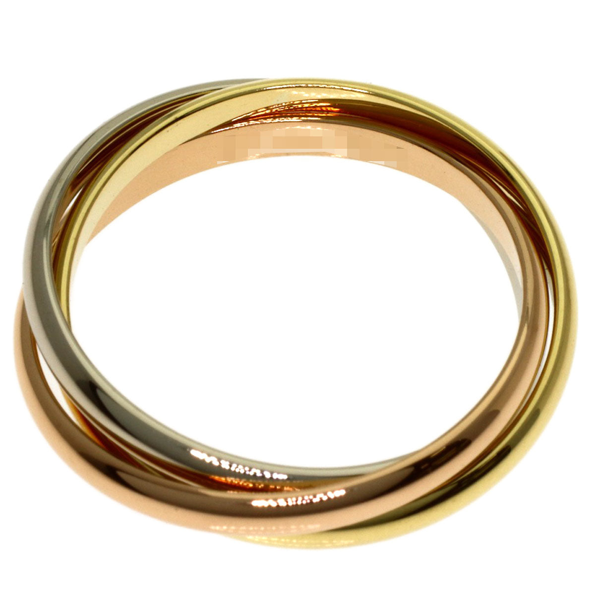 CARTIER Trinity XS #50 Ring K18 Yellow Gold K18 White GoldLadies [Used]