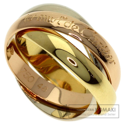 CARTIER Trinity #48 Ring K18 Yellow Gold K18 White GoldLadies [Used]