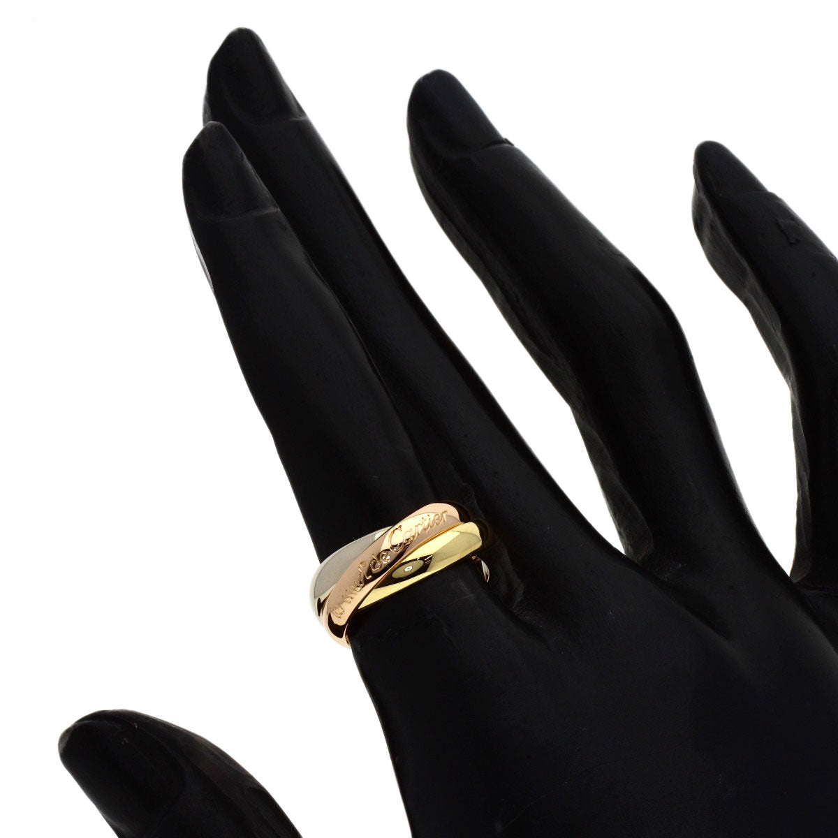 CARTIER Trinity #48 Ring K18 Yellow Gold K18 White GoldLadies [Used]