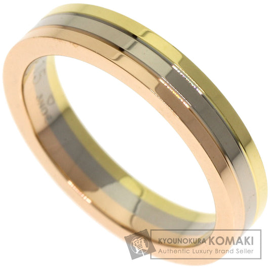CARTIER Three colors # 48 Ring K18 Yellow Gold K18 White GoldLadies [Used]