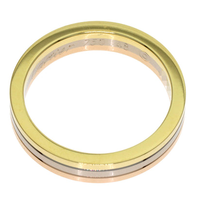 CARTIER Three colors # 48 Ring K18 Yellow Gold K18 White GoldLadies [Used]