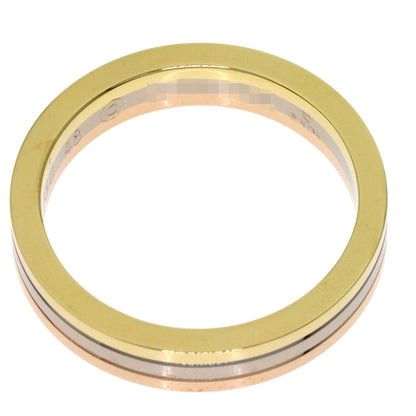 CARTIER Three colors # 48 Ring K18 Yellow Gold K18 White GoldLadies [Used]