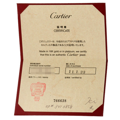 CARTIER Three colors # 48 Ring K18 Yellow Gold K18 White GoldLadies [Used]