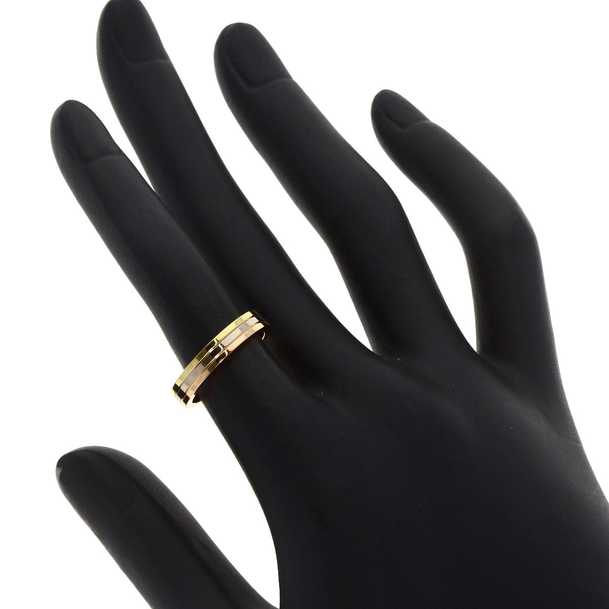 CARTIER Three colors # 48 Ring K18 Yellow Gold K18 White GoldLadies [Used]