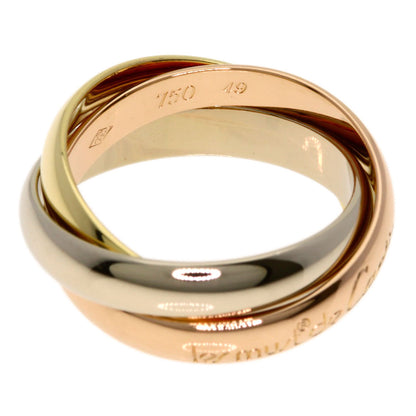 CARTIER Trinity #49 Ring K18 Yellow Gold 18K Pink GoldLadies [Used]