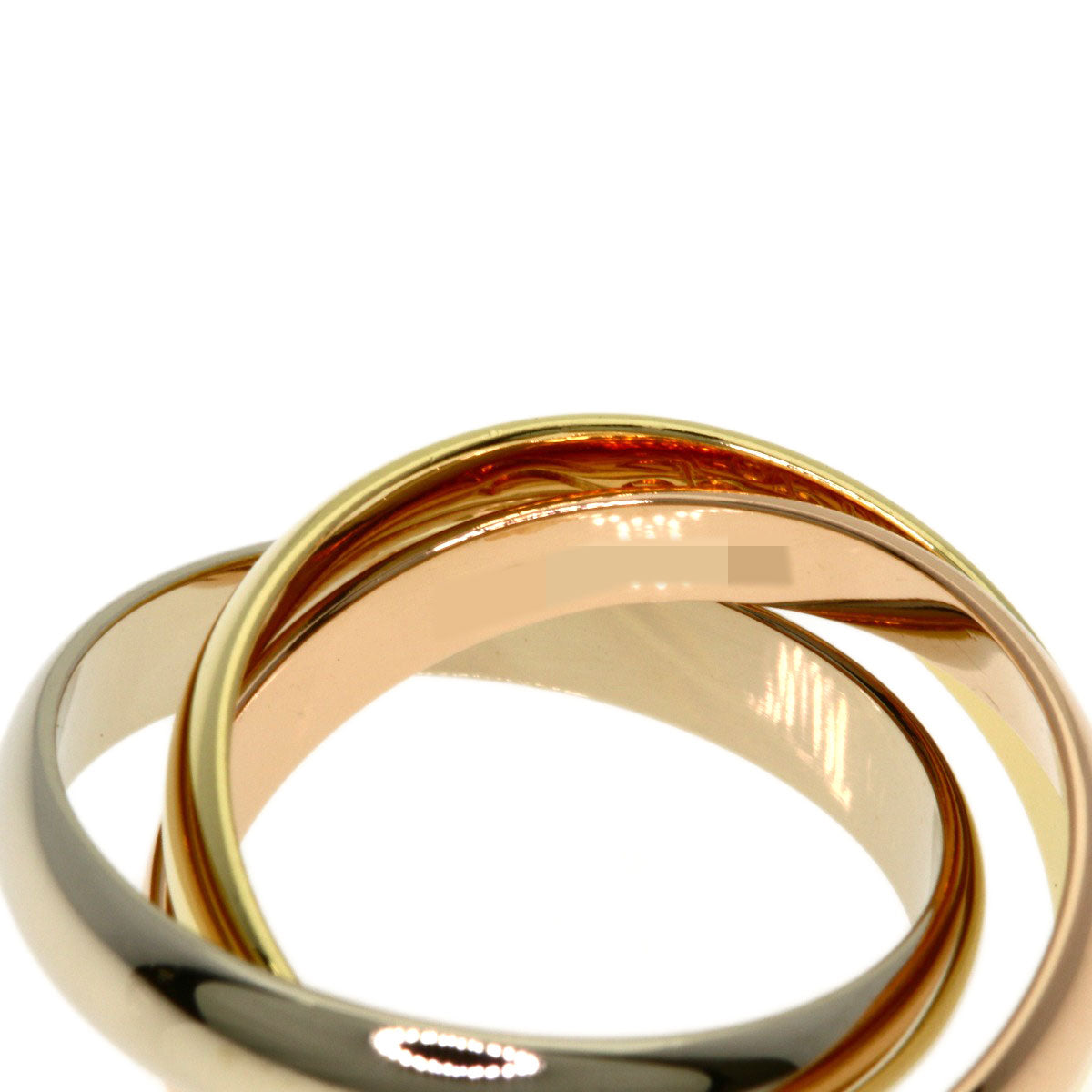CARTIER Trinity #49 Ring K18 Yellow Gold 18K Pink GoldLadies [Used]
