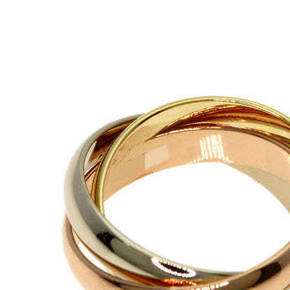 CARTIER Trinity #49 Ring K18 Yellow Gold 18K Pink GoldLadies [Used]