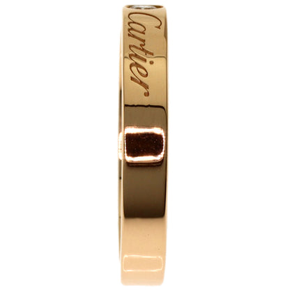 CARTIER C de Cartier 1P Diamond #47 Ring K18 Pink Gold Ladies [Used]