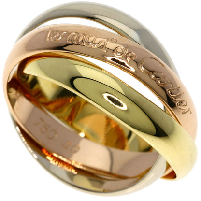 CARTIER Trinity #50 Ring K18 Yellow Gold 18K Pink GoldLadies [Used]