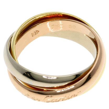 CARTIER Trinity #50 Ring K18 Yellow Gold 18K Pink GoldLadies [Used]