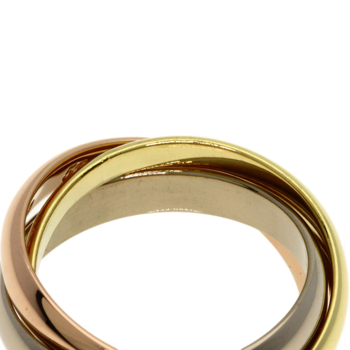 CARTIER Trinity #51 Ring K18 Yellow Gold K18 White GoldLadies [Used]